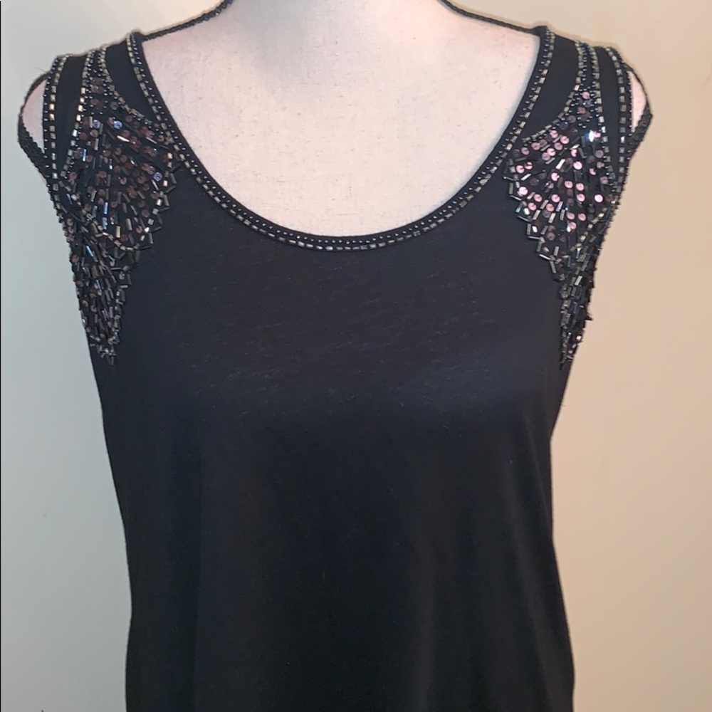 Express Embellished Tank in Perfect Condition